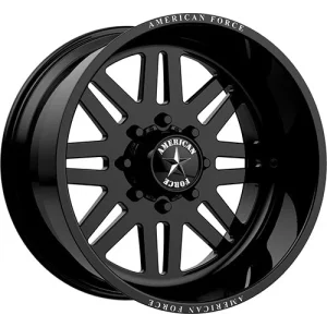 American Force Wheels – AFW EXTORT SS – Black – 22″x12″ -40mm – All weather Wheels – AFTJN09F25-2-21